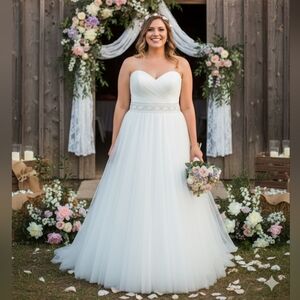 Oleg Cassini Wedding Dress size 18